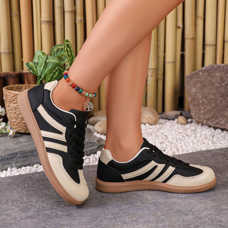Damen Mary-Jane-Sneaker mit Klettverschluss und gepolstertem Komfortfußbett – Névara