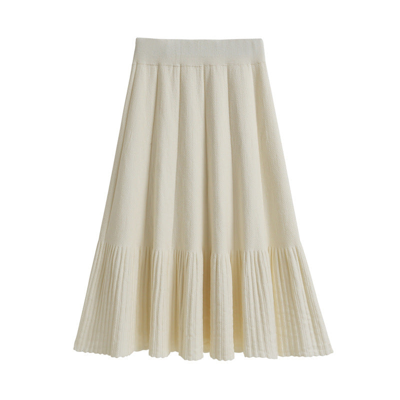 Damen Plissierter Maxi-Rock mit stylishen Falten Echo Archiv