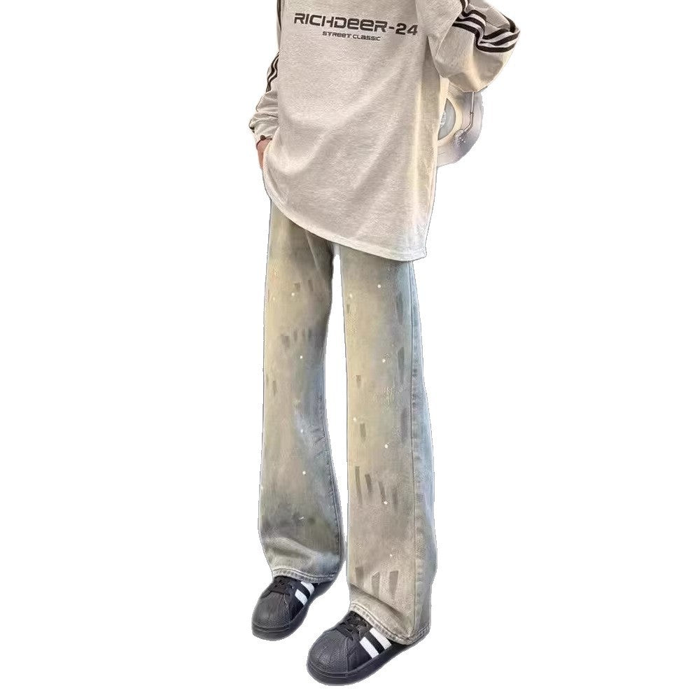 Damen Weit geschnittene Streetwear Jeans Echo Archiv