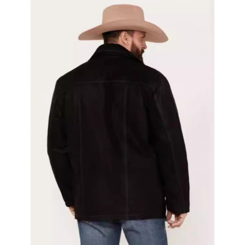 Herren elegante Kunstlederjacke Echoarchiv