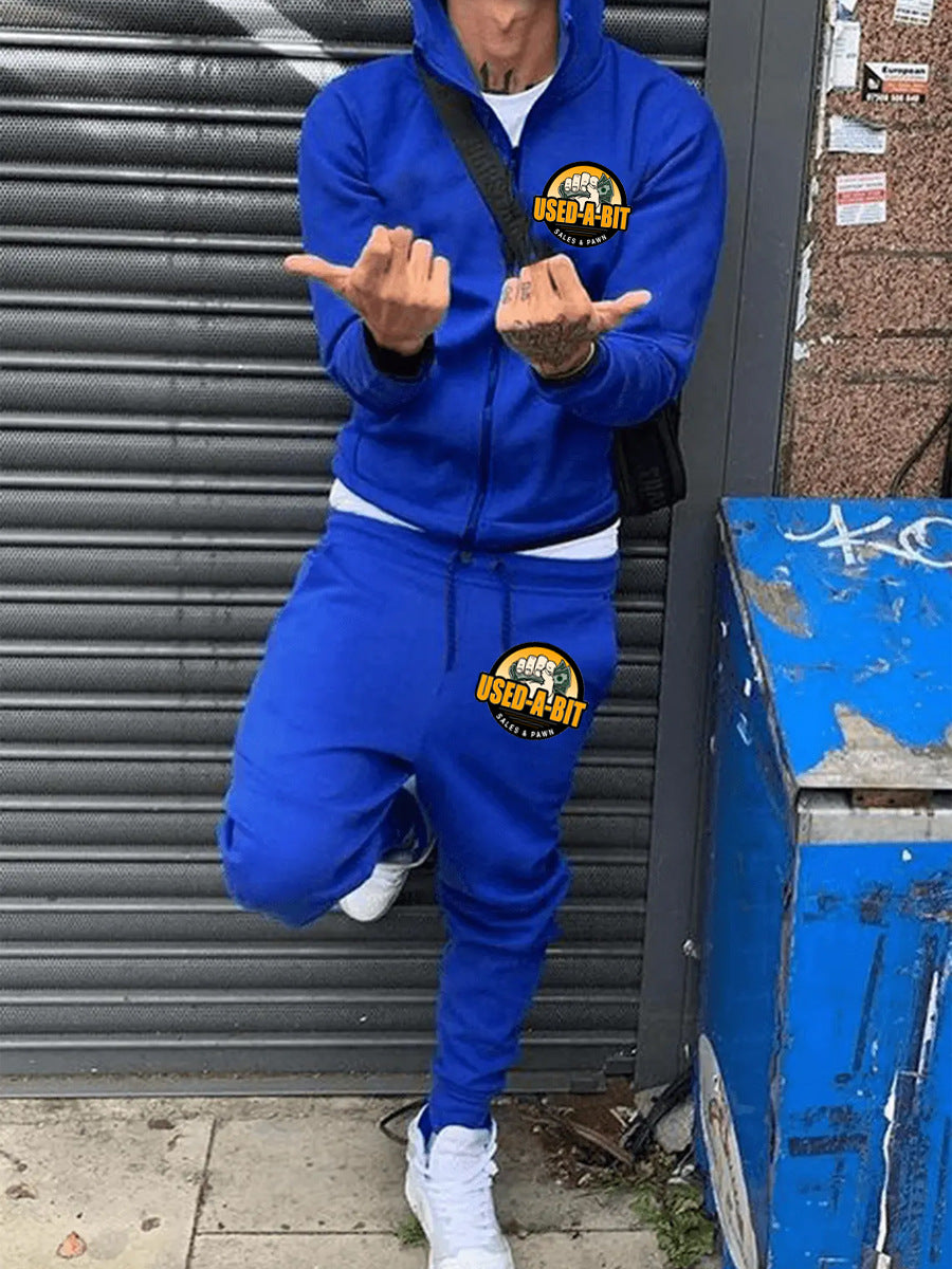 Herren Hoodie und Jogginghose Set mit klassischem Logo und komfortablem Schnitt Echoarchiv