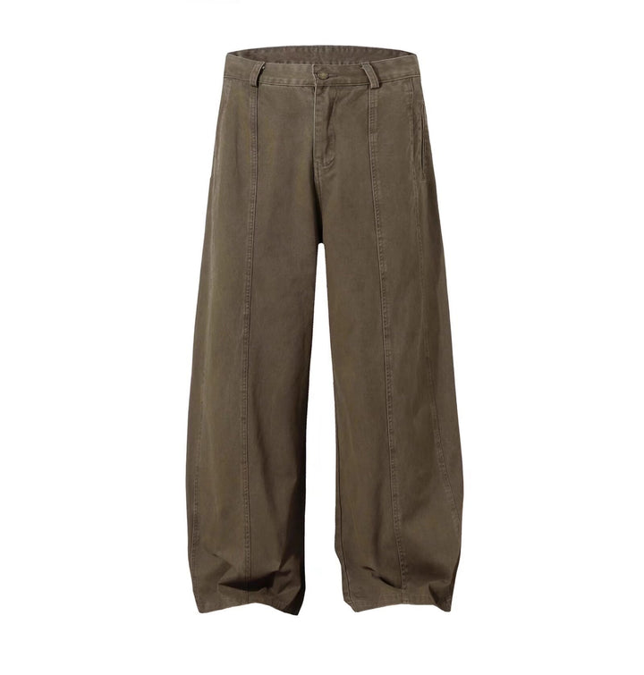 Damen Weitgeschnittene Stoffhose Echoarchiv