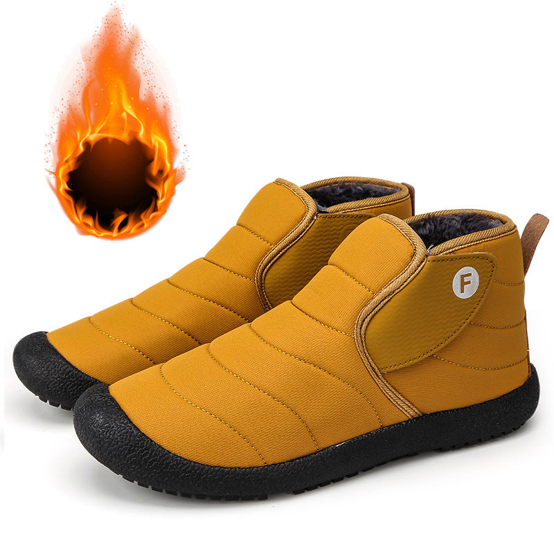Damen Gefütterte Thermo-Hausschuhe als Outdoor‑Schlupfboots mit Kunstfellfutter und rutschfester Gummisohle Echo Archiv