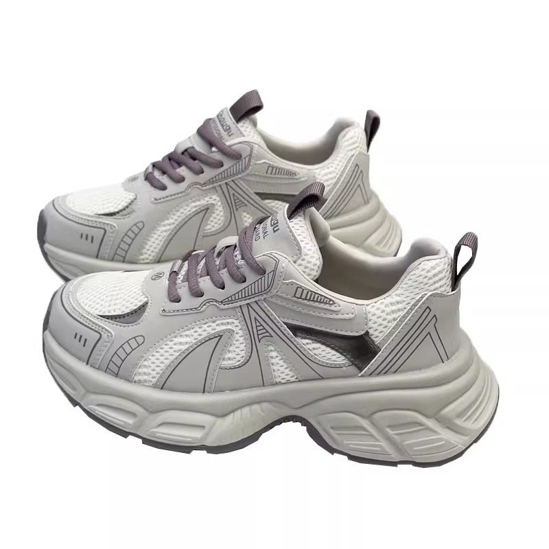 Damen Sportliche Sneakers mit atmungsaktiver Mesh-Oberfläche und gepolsterter Sohle Echo Archiv