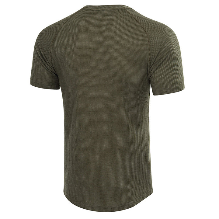 Herren Kurzärmliges Polo-Shirt mit strukturiertem Stoff Echoarchiv