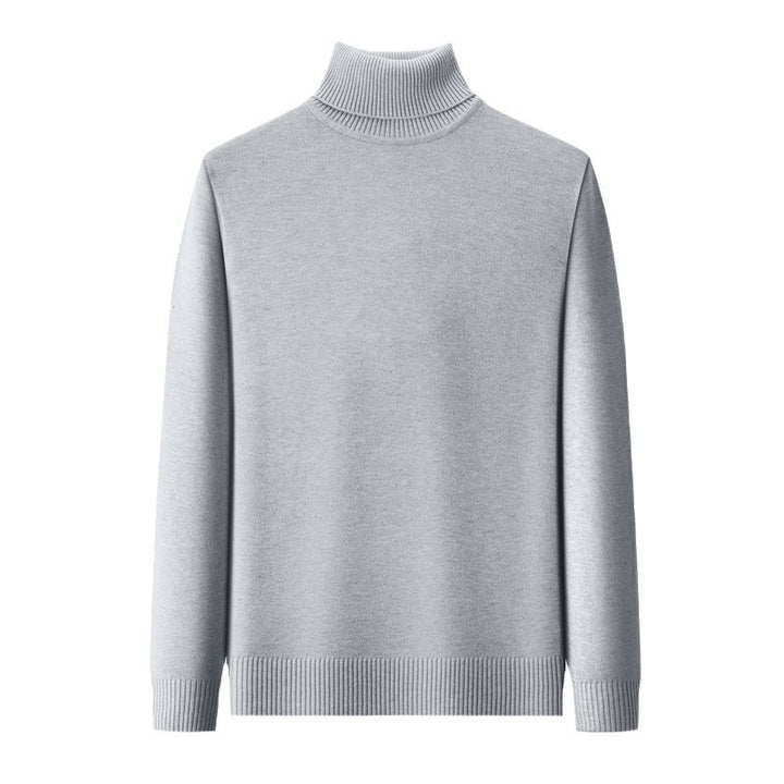 Herren eleganter Rollkragenpullover aus hochwertiger Baumwolle Echoarchiv