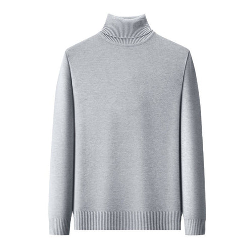 Herren eleganter Rollkragenpullover aus hochwertiger Baumwolle Echoarchiv