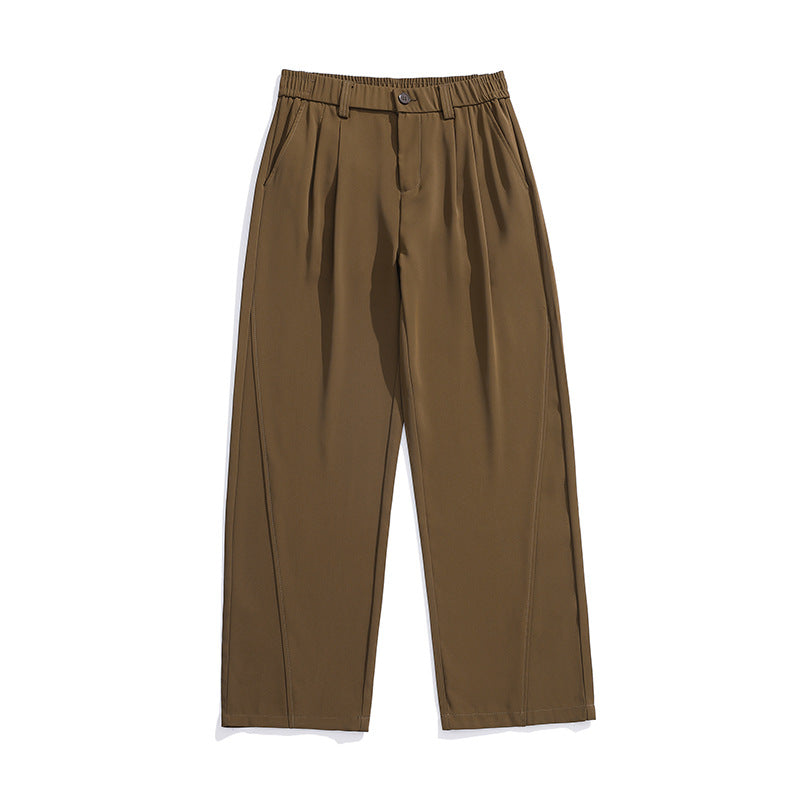 Damen Weiche Bundfalten-Hose mit elastischem Komfortbund und weitem Bein Echo Archiv