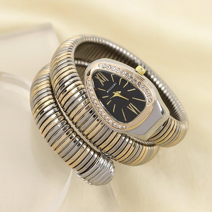Echoarchiv | Schlangenuhr mit Quarzbewegung und Persönlichem Armband
