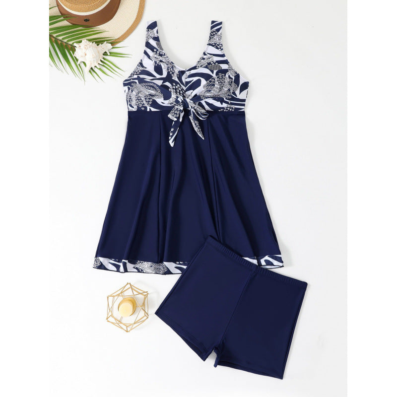 Damen Sportliches Strandkleid mit integrierten Shorts Echo Archiv