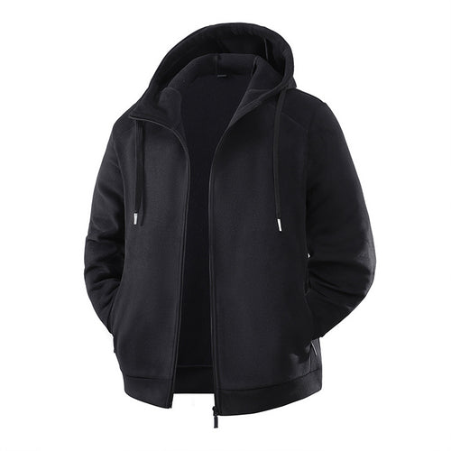 Herren Fleece-Softshell Hybridkapuzenjacke mit Teddy-Innenfutter & verstellbarer Kapuze Echoarchiv