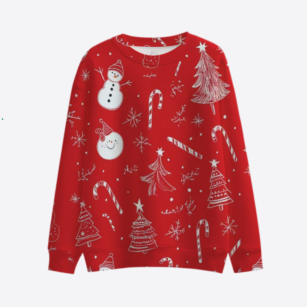 Damen Festlicher Weihnachts-Sweatshirt Echoarchiv