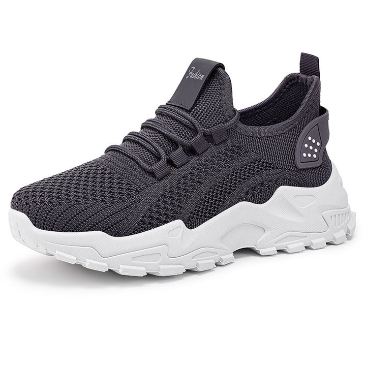 Unisex nan atmungsaktive Strick-Sneaker mit dicker Profilsohle und elastischem Slip-on Echo Archiv