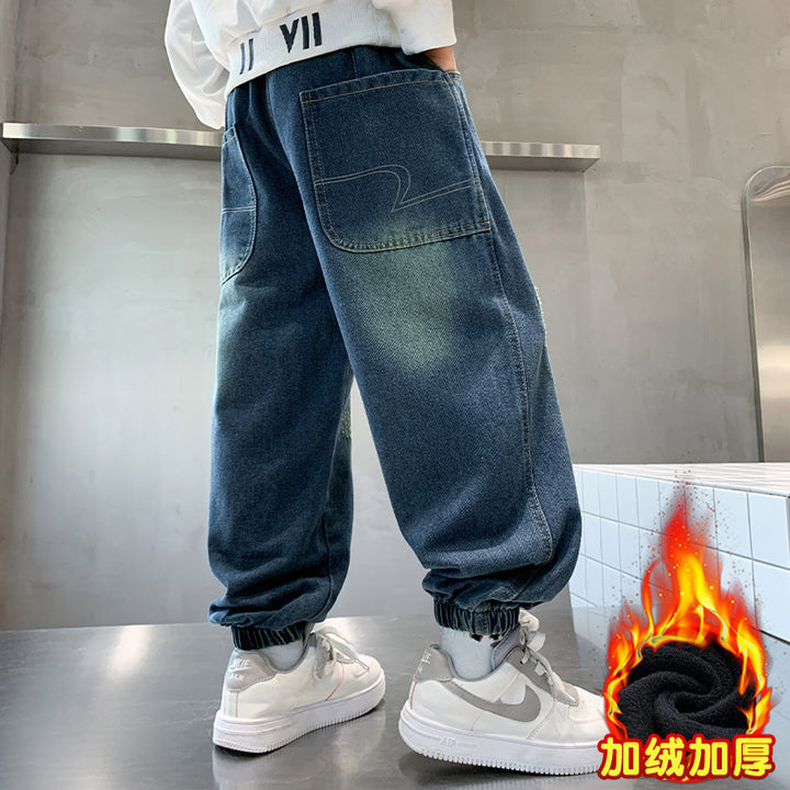 Unisex lässige Sweatpants mit elastischem Bund und tiefen Taschen Echo Archiv
