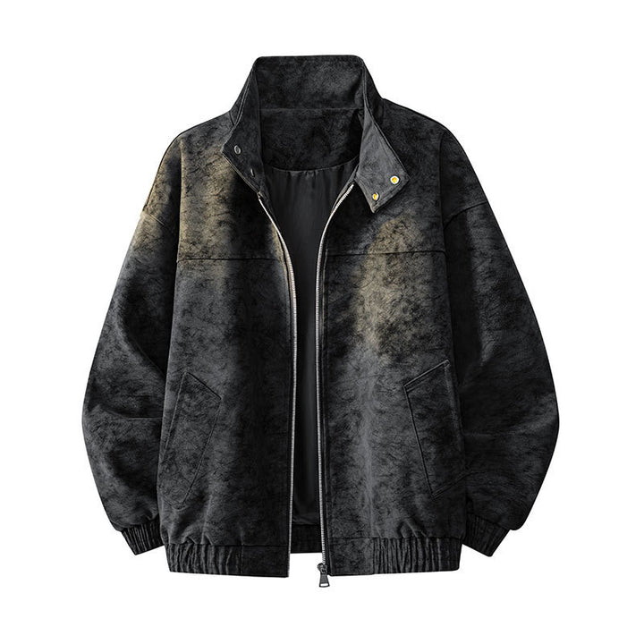 Herren Lässige Outdoor-Jacke mit hohen Kragen und praktischen Taschen Echo Archiv