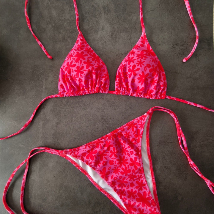 Damen Triangel-Bikini mit floralem Design Echo Archiv
