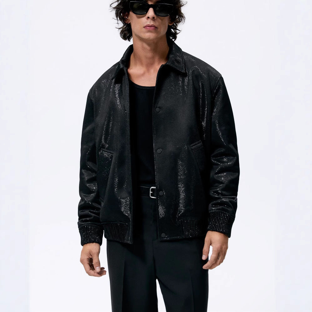 Herren Leichte Fieldjacke aus technischem Material mit aufgesetzten Pattentaschen und Stehkragen Echo Archiv