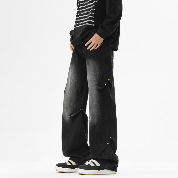 Herren baggy Jeanshose mit lässigem Schnitt und praktischen Taschen Echoarchiv