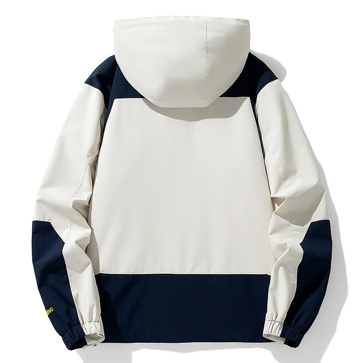 Herren Technische Outdoorjacke mit verstellbarem Kapuzenkragen Echo Archiv
