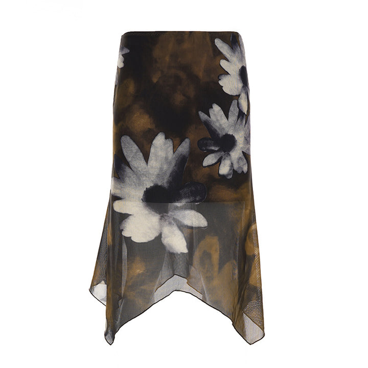 Damen luftige Sommer-Shorts mit floralem Muster und weitem Schnitt Echo Archiv