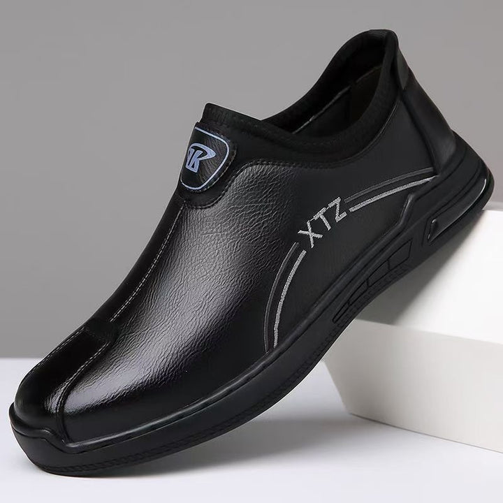 Herren Bequeme Slip-On Ledersneaker Echoarchiv