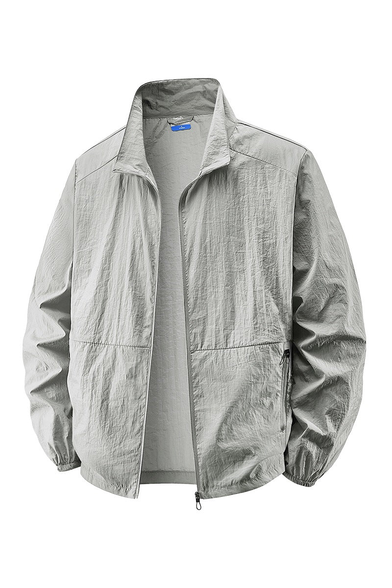 Herren Leichte Windbreaker Jacke Echo Archiv