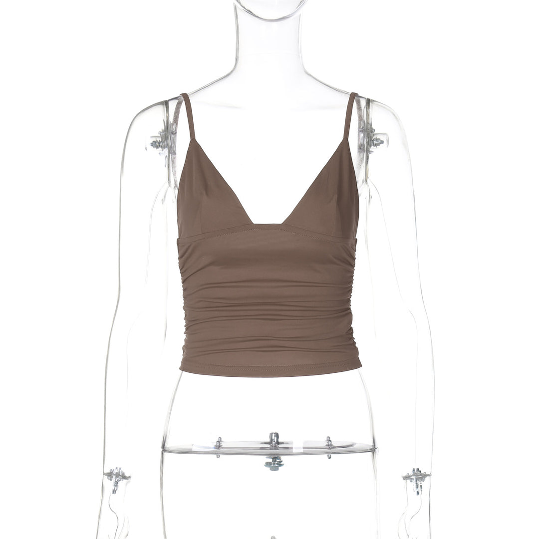 Damen Crop-Top mit asymmetrischem Schnitt und figurbetonter Silhouette Echo Archiv