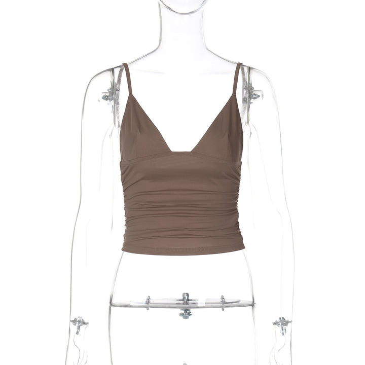 Damen Crop-Top mit asymmetrischem Schnitt und figurbetonter Silhouette Echo Archiv
