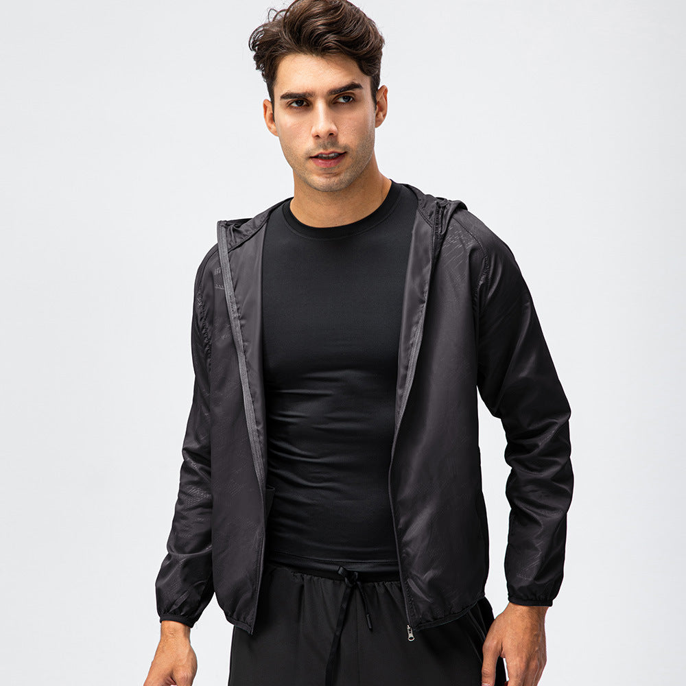 Herren Leichte Laufjacke mit Atmungsaktiven Eigenschaften und Reflektierendem Design Echoarchiv