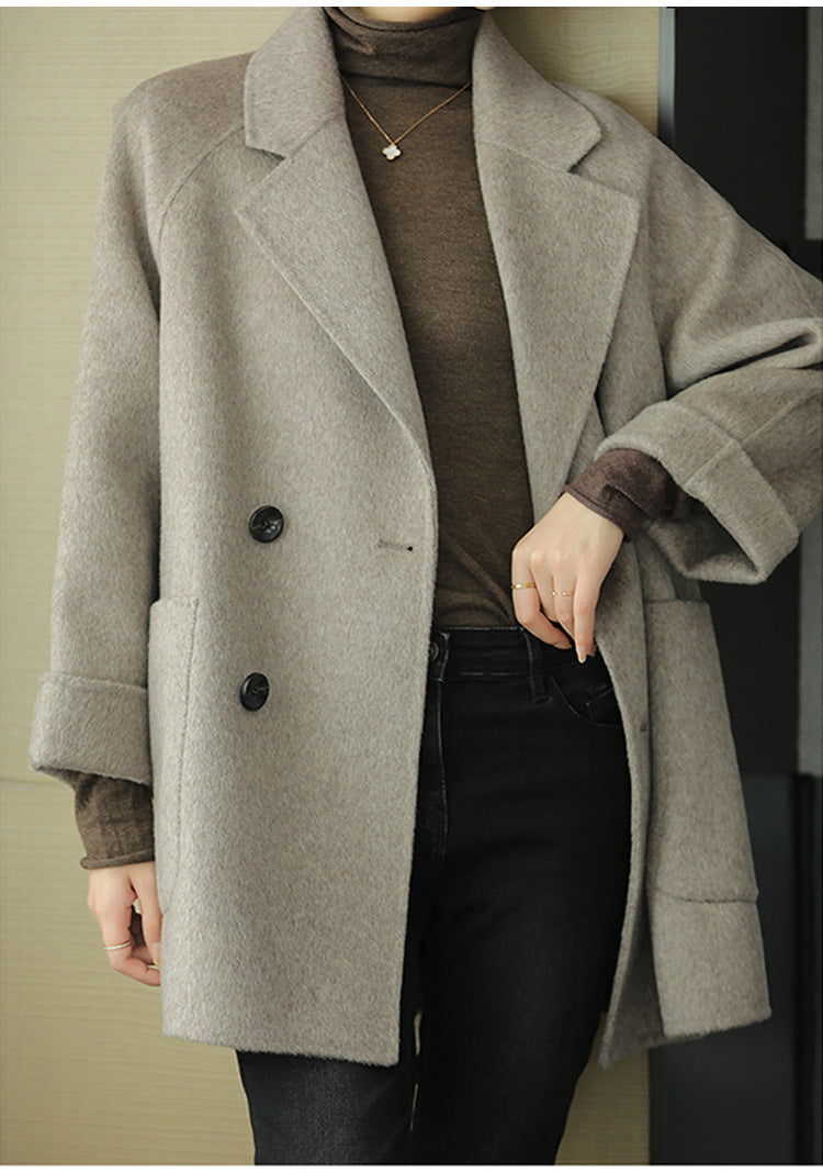 Damen Elegante Oversized-Blazerjacke Echoarchiv