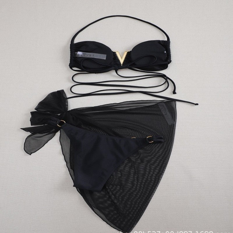 Damen Designer-Bikini mit trendigem Wickelrock Echo Archiv