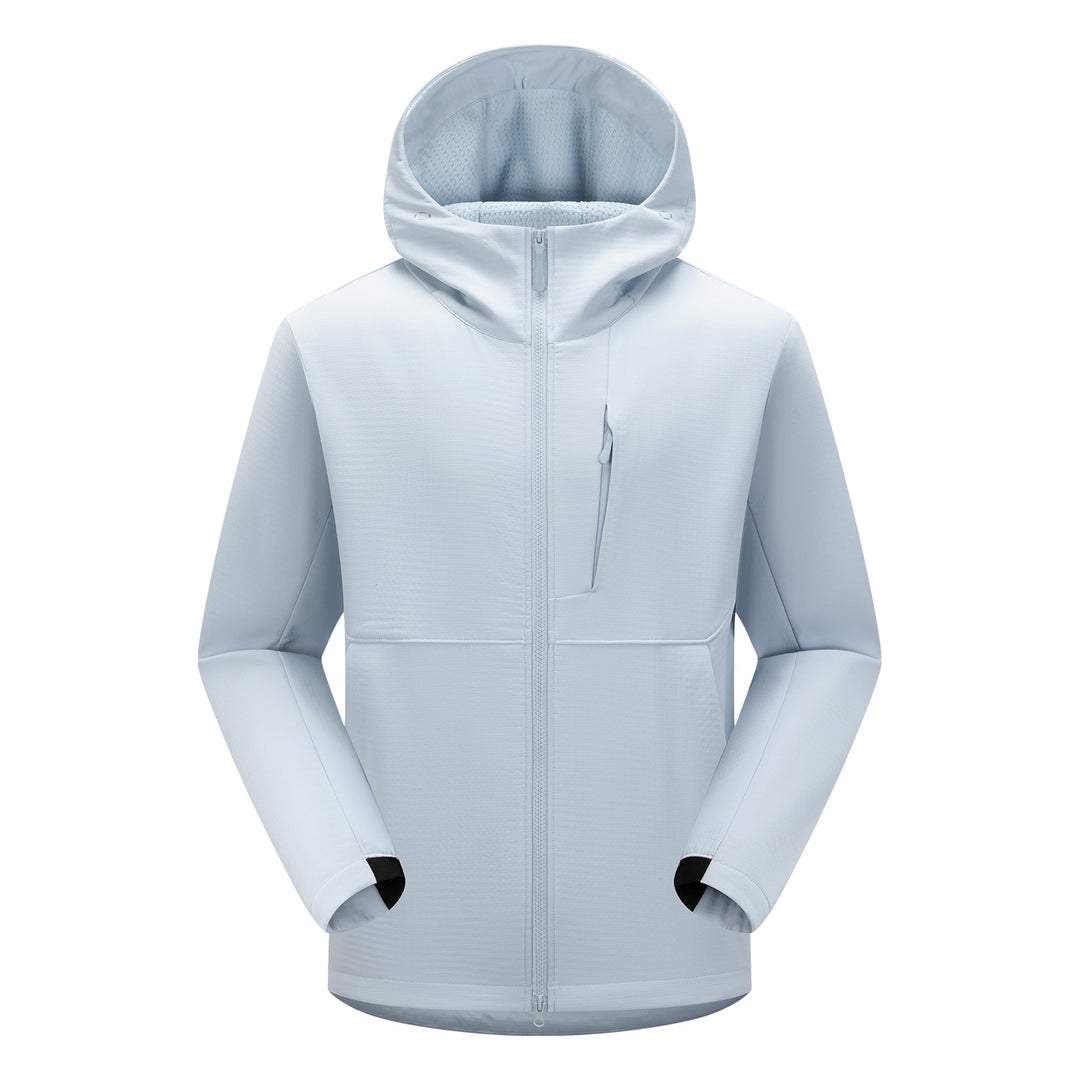 Herren Softshell-Funktionsjacke mit Wattierung, Kapuze & Zwei-Wege-Reißverschluss Echoarchiv