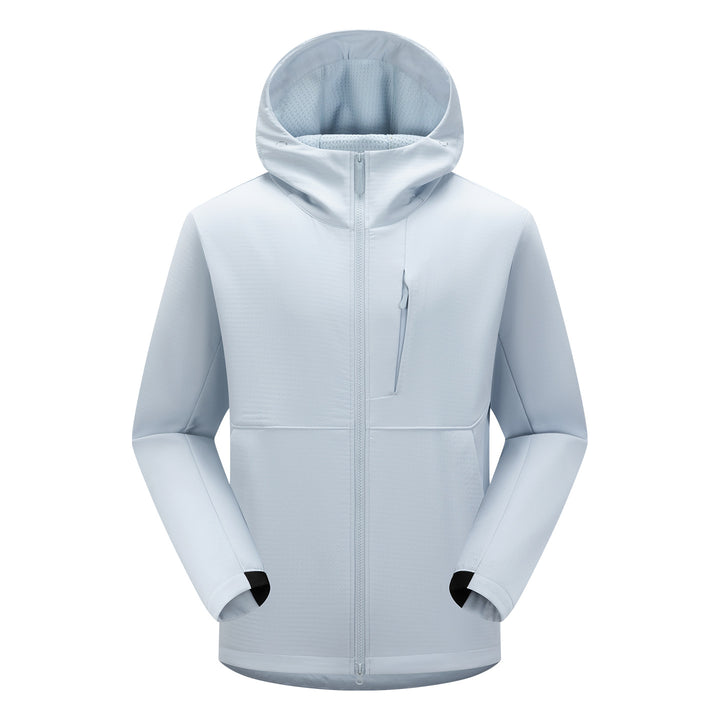 Herren Softshell-Funktionsjacke mit Wattierung, Kapuze & Zwei-Wege-Reißverschluss Echoarchiv