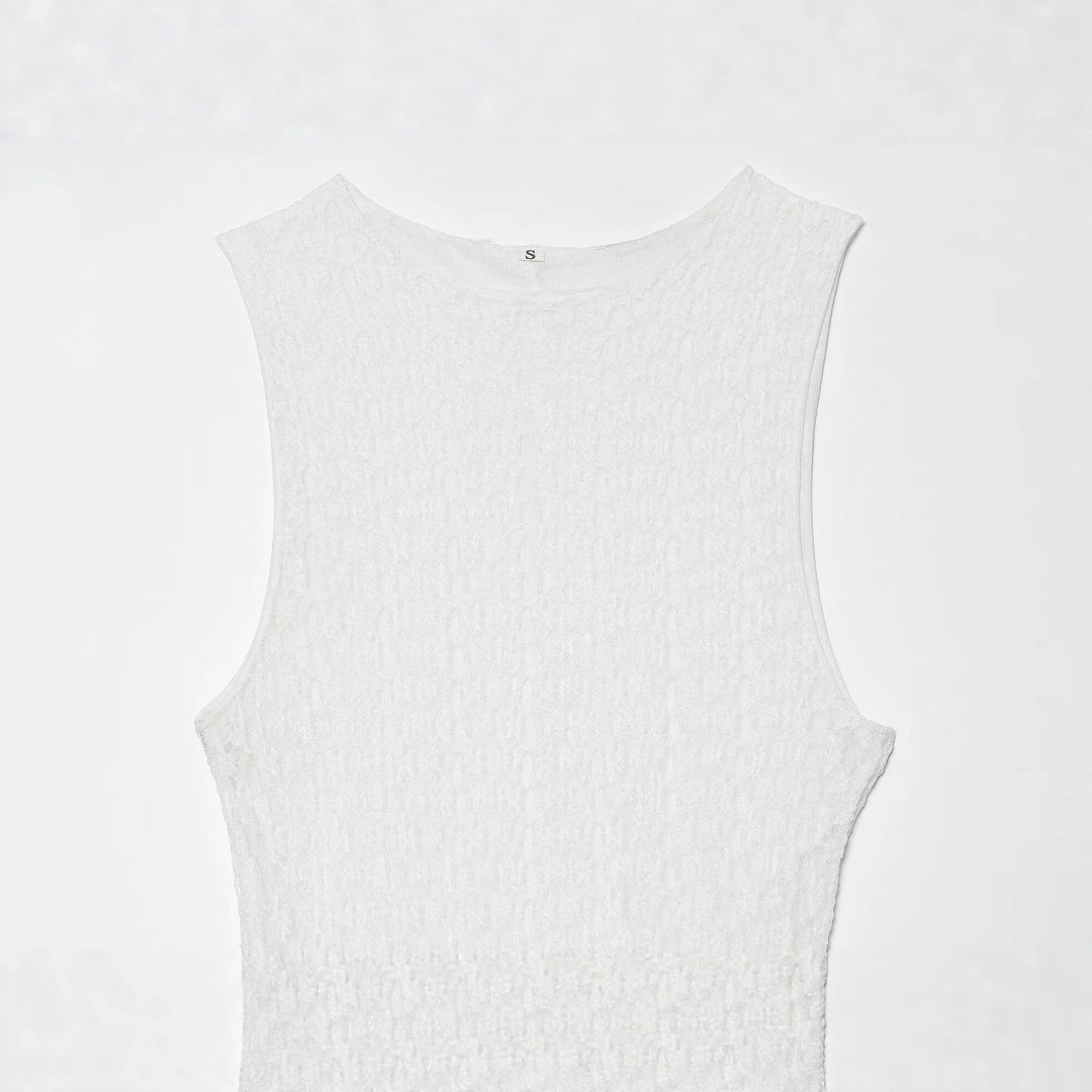 Damen elegantes Langarmkleid mit asymmetrischem Saum und feinen Texturen Echo Archiv