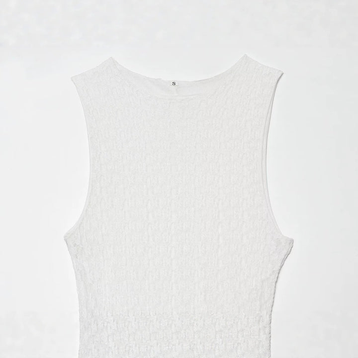 Damen elegantes Langarmkleid mit asymmetrischem Saum und feinen Texturen Echo Archiv