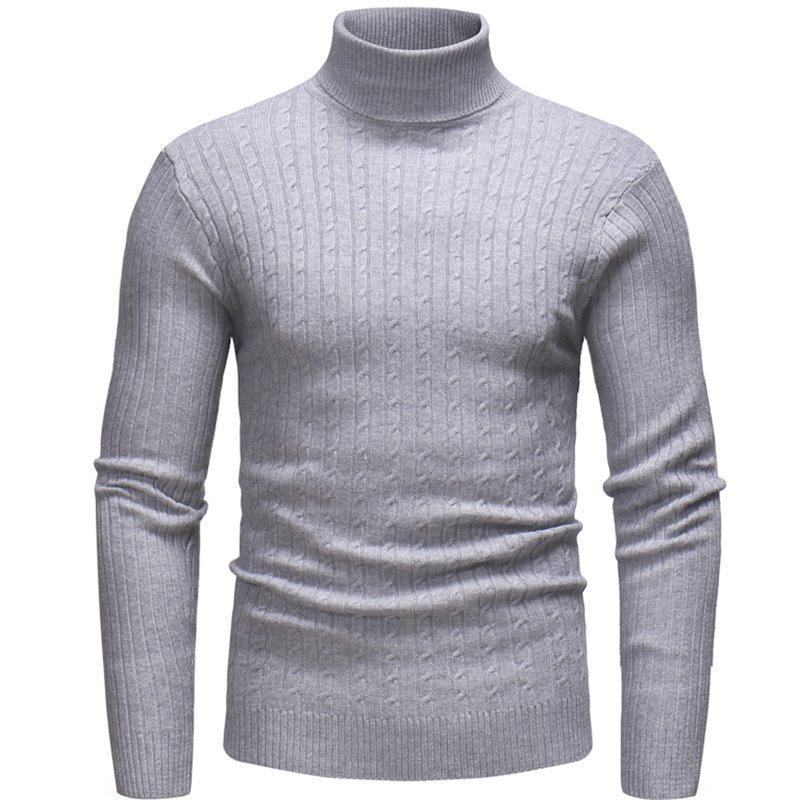 Herren feinstrick Rollkragenpullover Echoarchiv