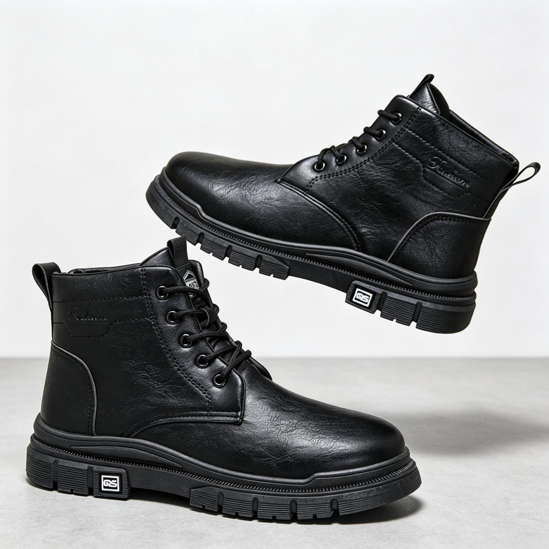 Herren Robuste und stilvolle Lederboots Echoarchiv