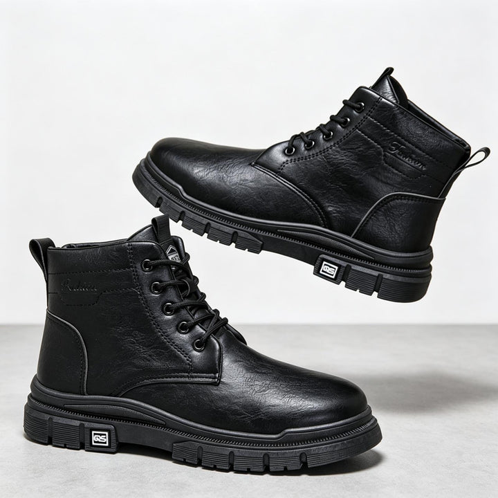 Herren Robuste und stilvolle Lederboots Echoarchiv