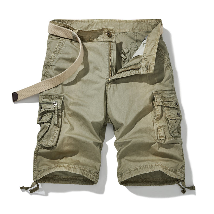 Herren Cargo-Shorts mit vielseitigen Funktionstaschen und verstellbarem Gurt Echoarchiv