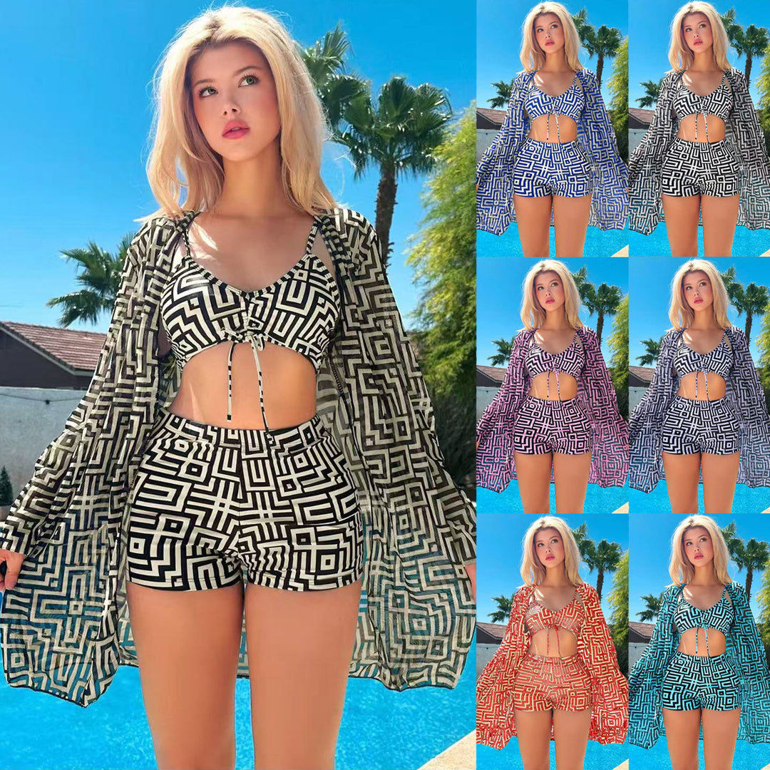 Damen Bikiniset mit leichtem Überwurf Echo Archiv