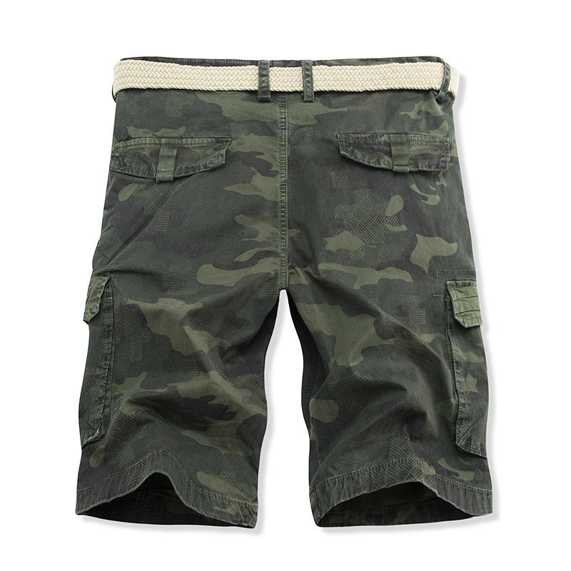 Herren Cargo-Shorts mit mehreren praktischen Taschen und verstellbarem Kordelzug Echoarchiv