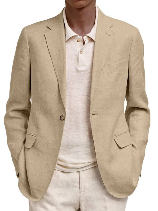 Herren Elegante Leinenjacke Echoarchiv