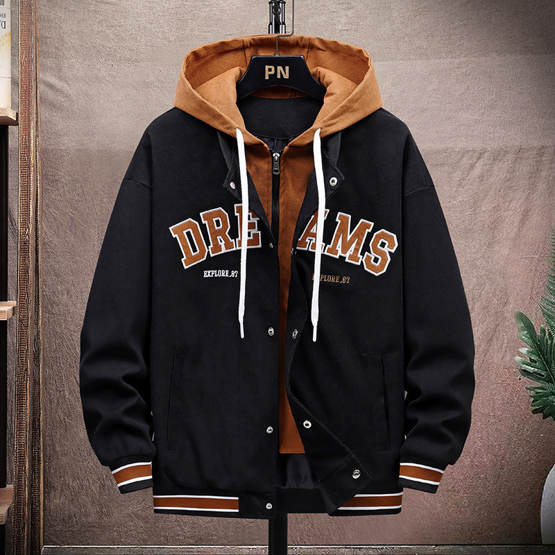 Herren Sportliche Jacke mit Kapuze Echo Archiv