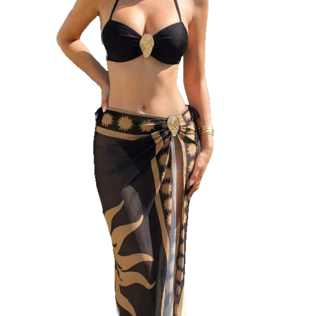 Damen Bikini-Set mit dekorativem Wickelrock Echo Archiv