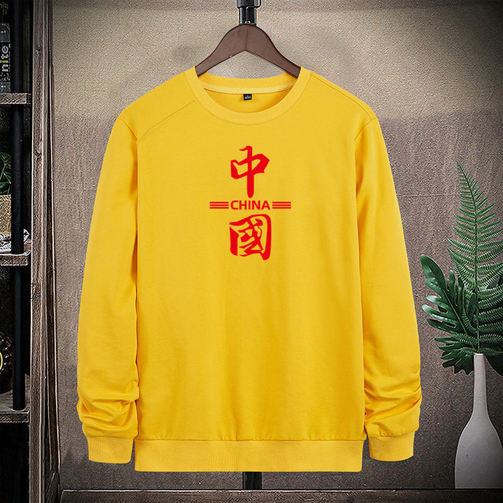 Herren Sweatshirt mit Rundhalsausschnitt und markantem Schriftzeichen‑Print Echo Archiv