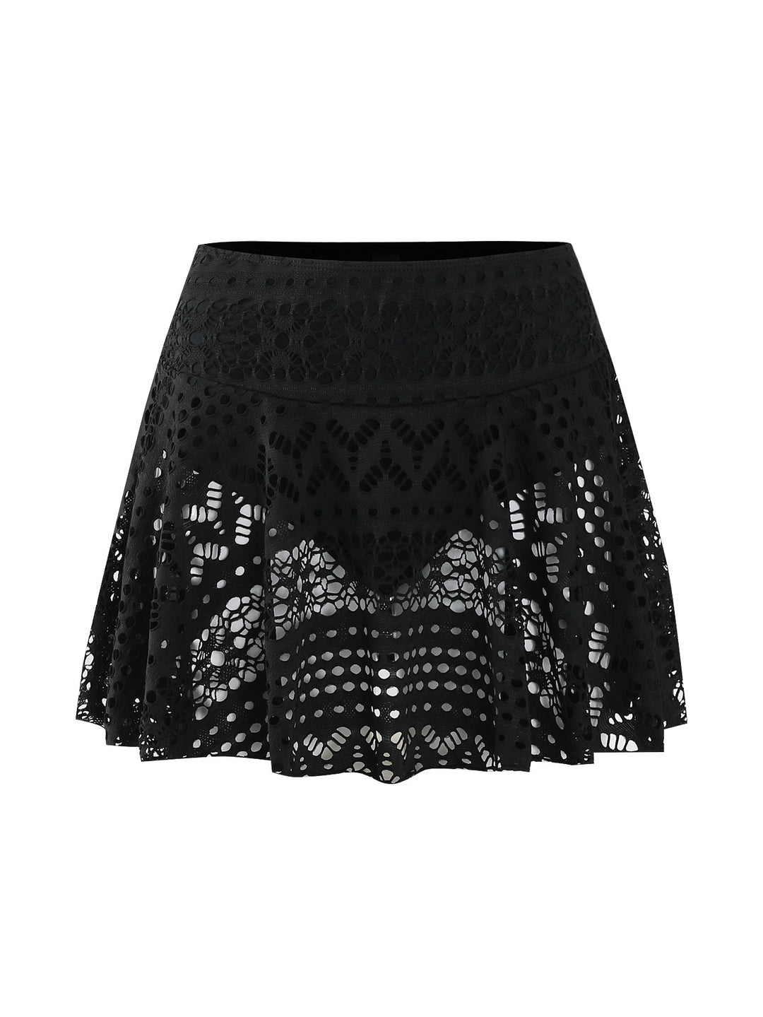 Damen Sportlicher Freizeitrock mit durchbrochenem Design Echo Archiv