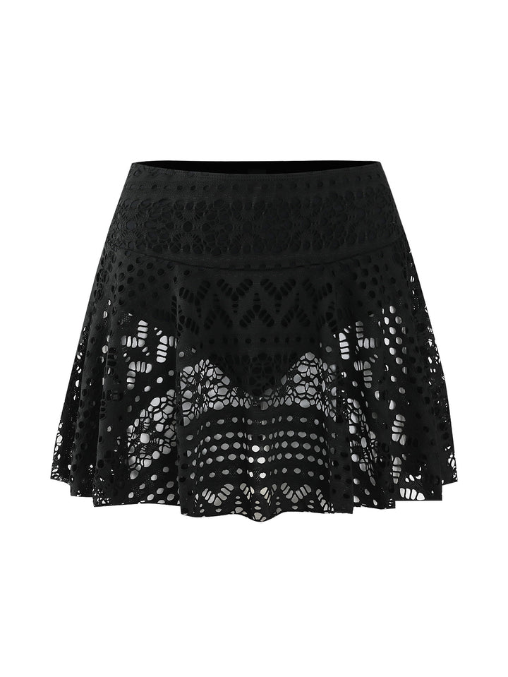 Damen Sportlicher Freizeitrock mit durchbrochenem Design Echo Archiv