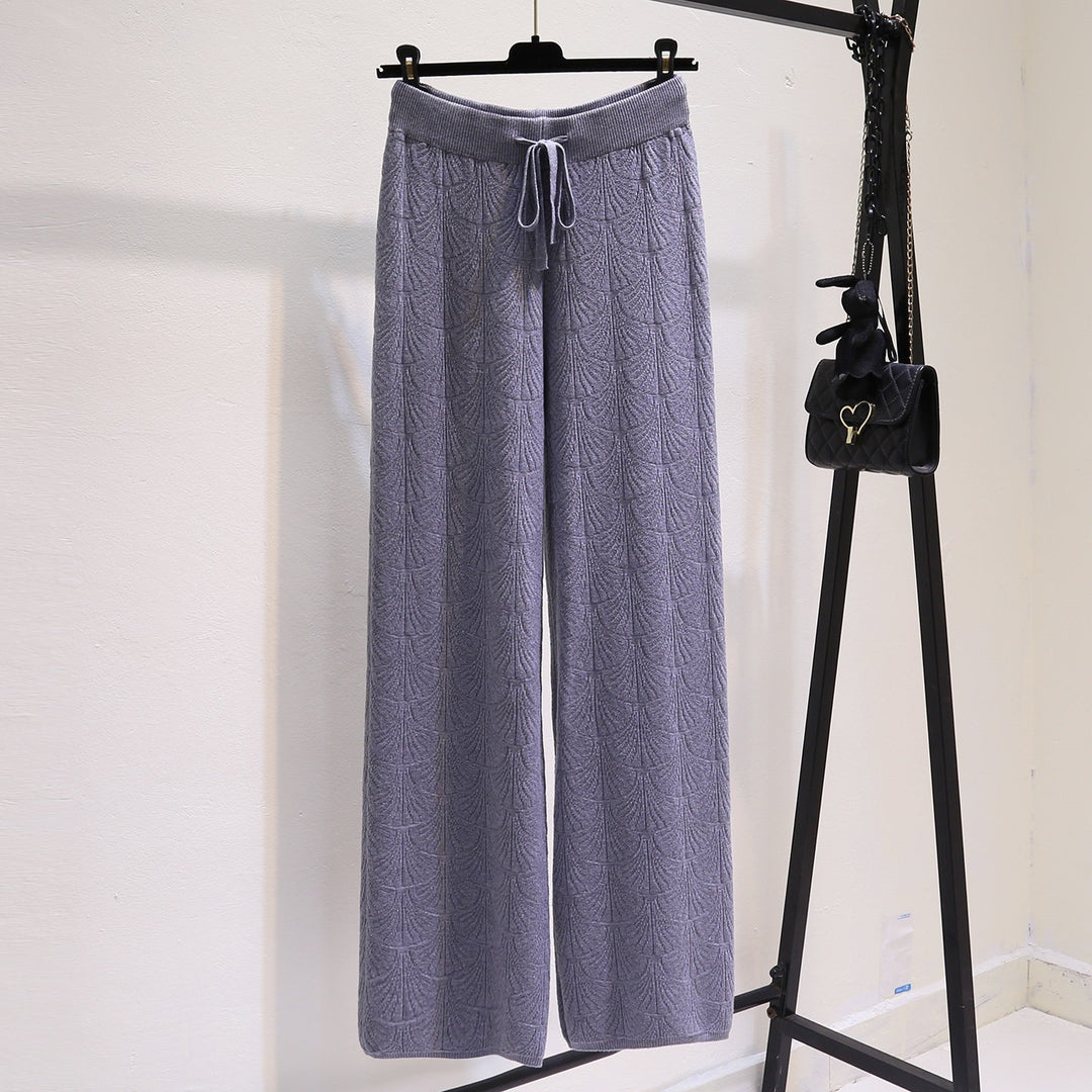 Damen Weite und bequeme Jersey-Hose Echo Archiv