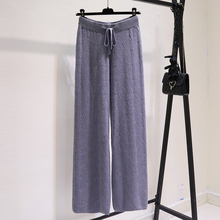 Damen Weite und bequeme Jersey-Hose Echo Archiv
