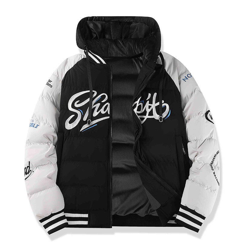 Herren Sportliche Steppjacke mit hohem Kragen und Reflektierenden Details Echo Archiv